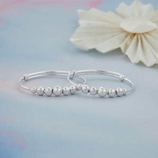 Nakshi Ball Baby Kadli Silver