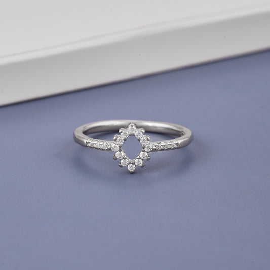 Ladies Diamond Shape Ring