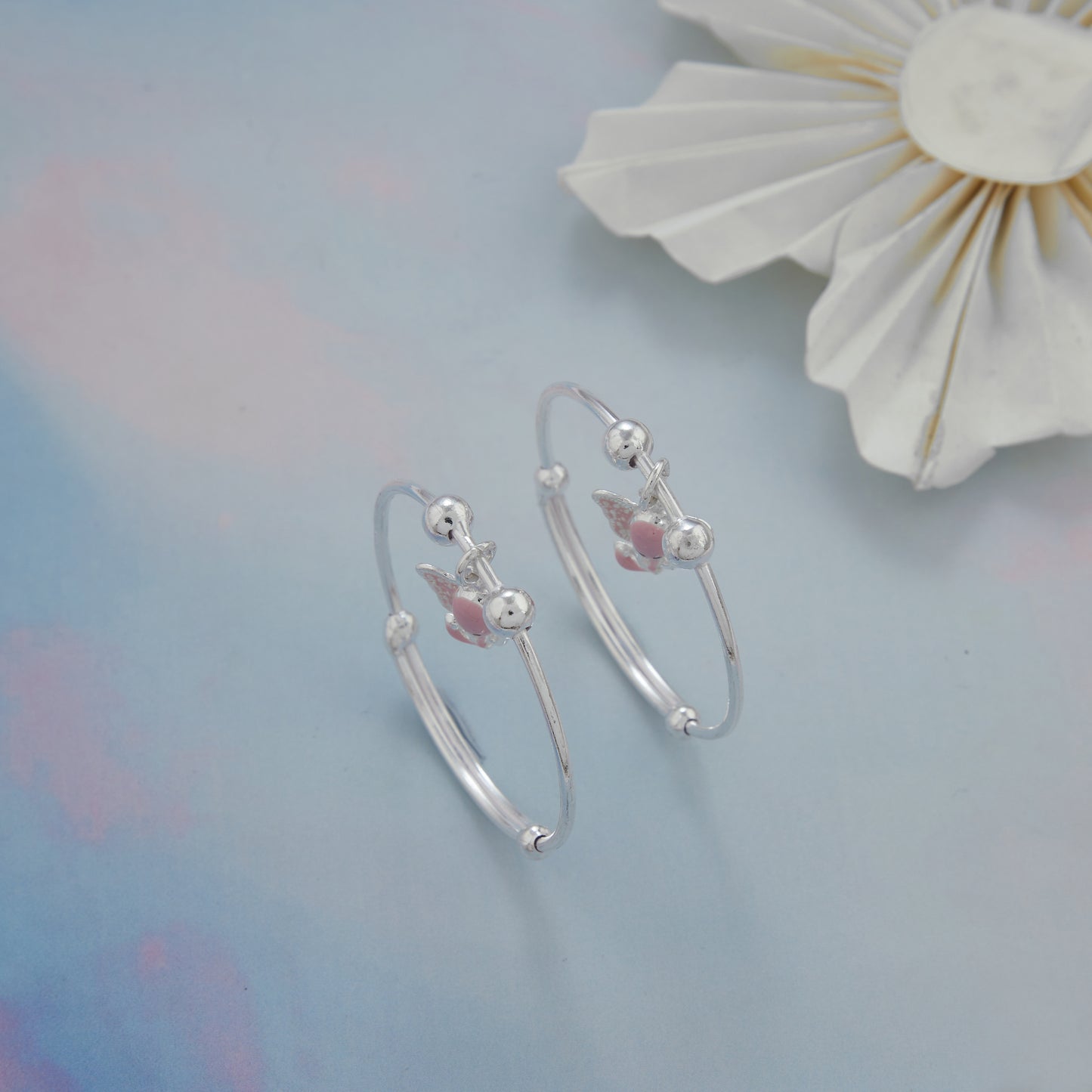 Elephant Charm Baby Silver Kadli