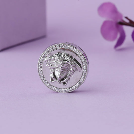 Heritage Silver Shirt Button