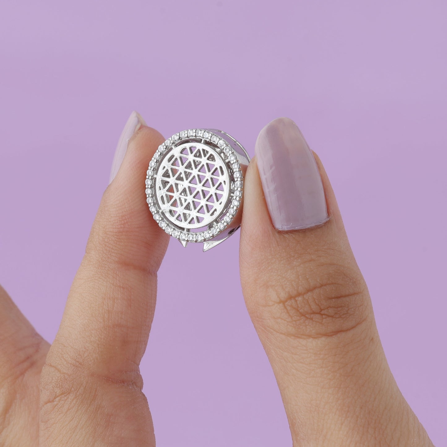 Premium Silver Shirt Button