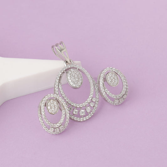 Unique Silver Chain Pendant