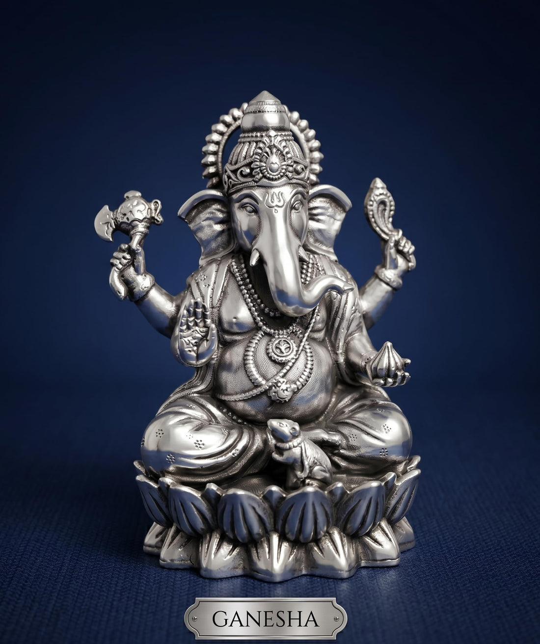 A Blessing in Silver, Crafted Your Way: Discover the Divine Beauty of Lord Ganesha with Eevee Silver Jewellery