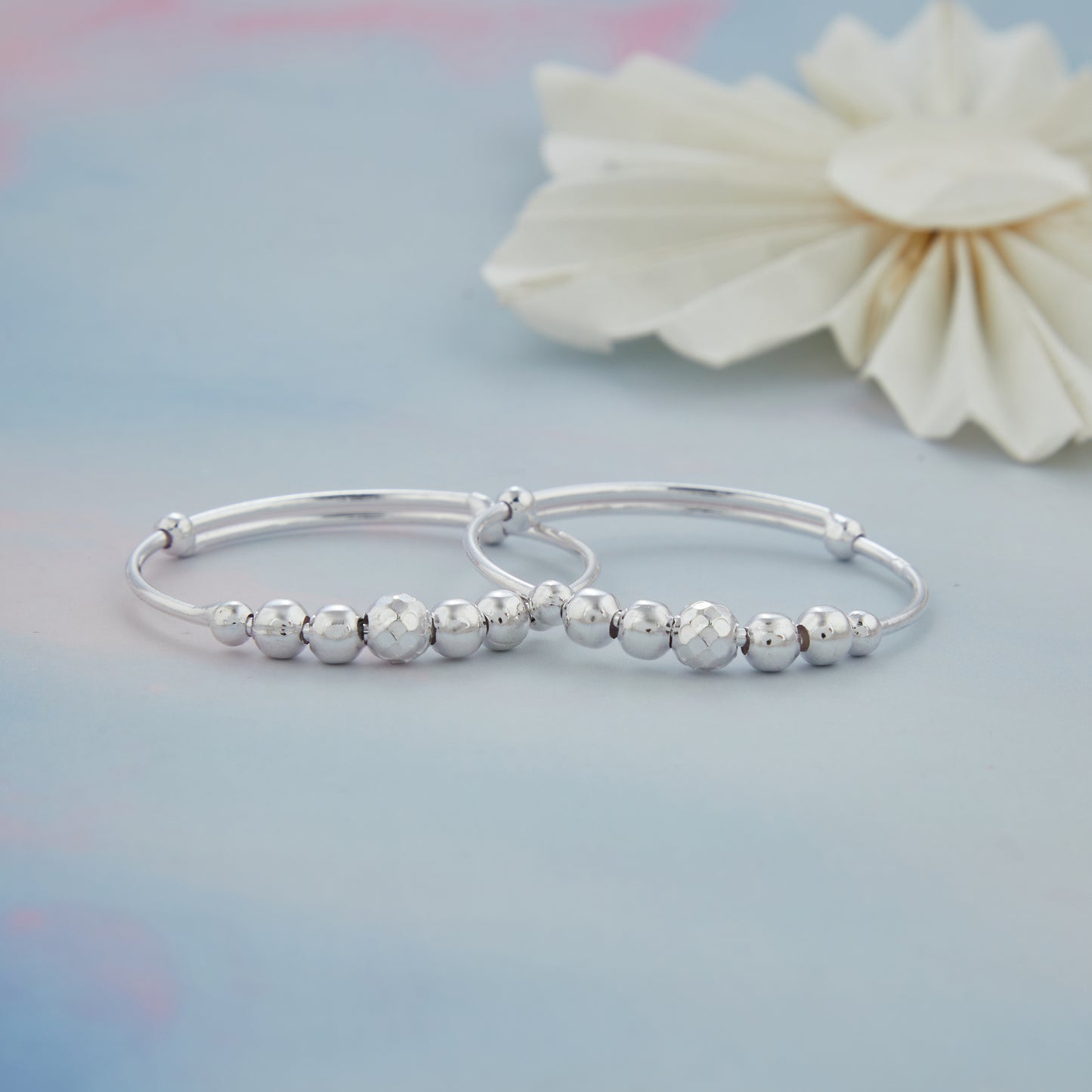 Nakshi Ball Baby Kadli Silver