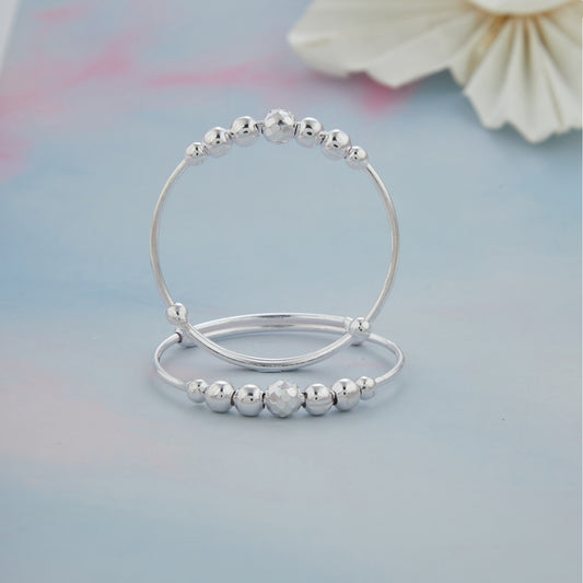 Nakshi Ball Baby Kadli Silver