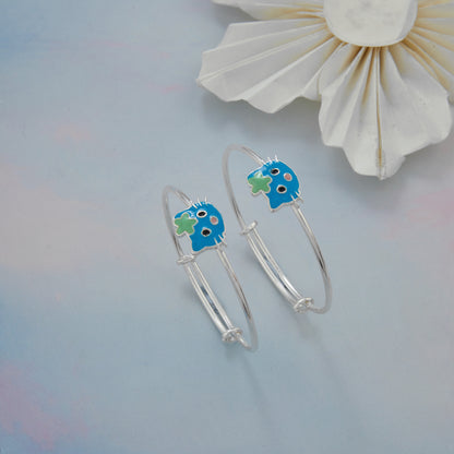 Baby Kitty Charm Kadli Silver