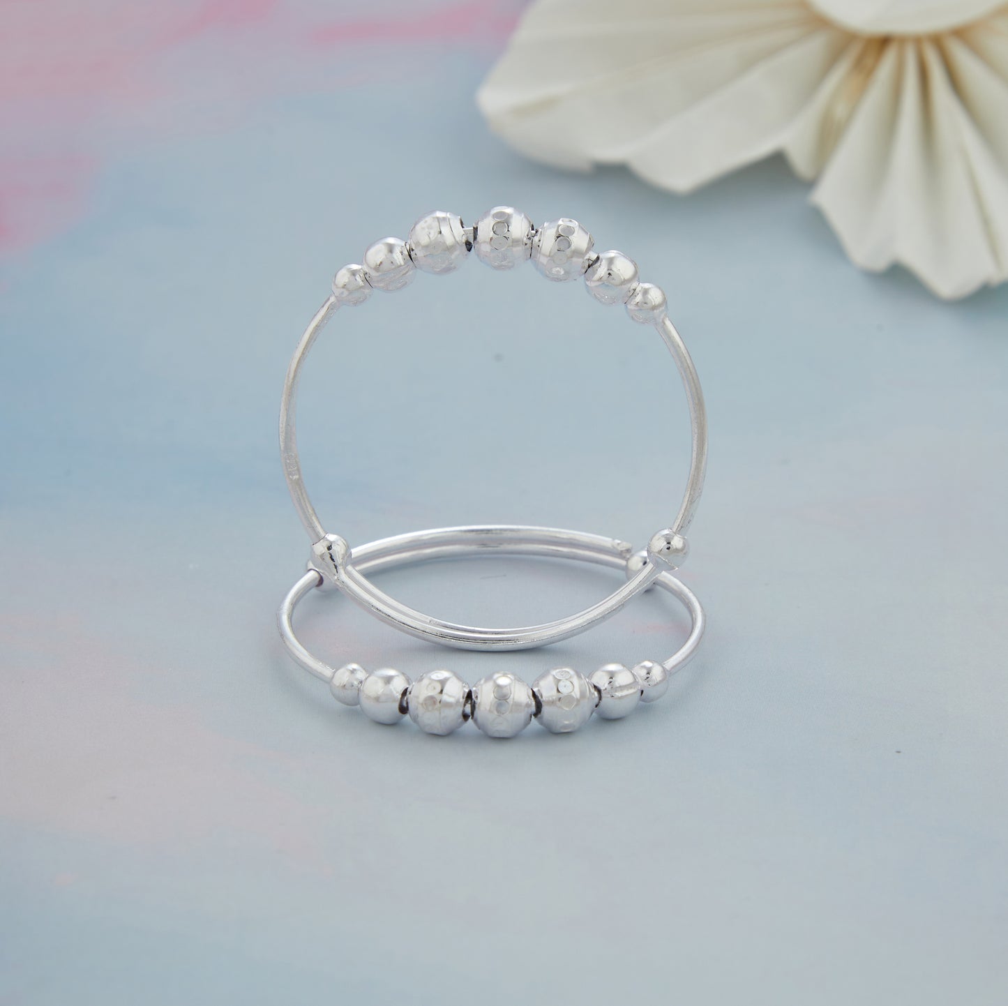 Nakshi Ball Baby Kadli Silver