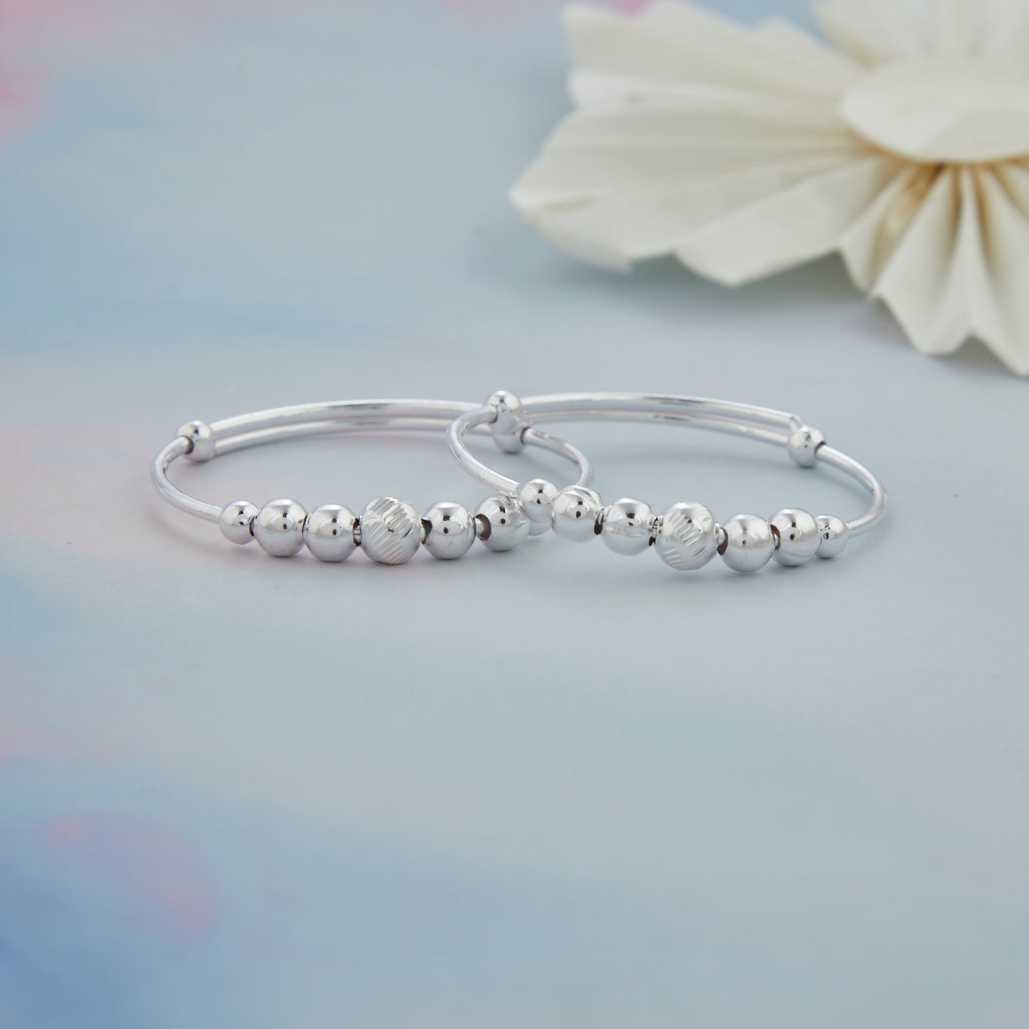 Nakshi Ball Baby Kadli Silver