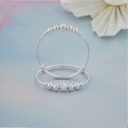 Nakshi Ball Baby Kadli Silver