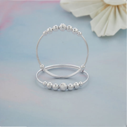 Nakshi Ball Baby Kadli Silver