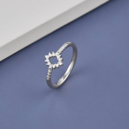 Ladies Diamond Shape Ring