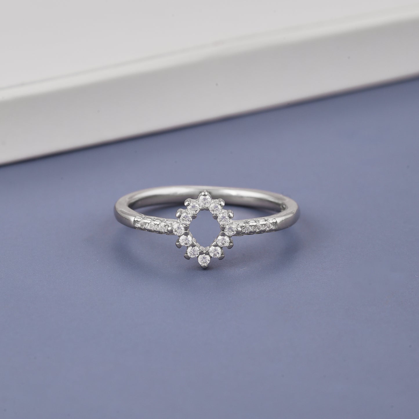 Ladies Diamond Shape Ring
