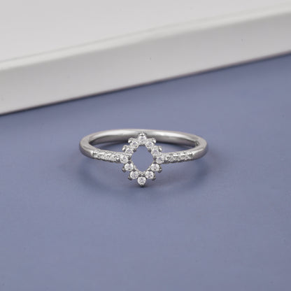 Ladies Diamond Shape Ring
