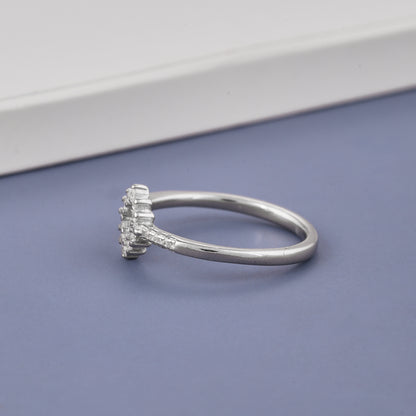Ladies Diamond Shape Ring