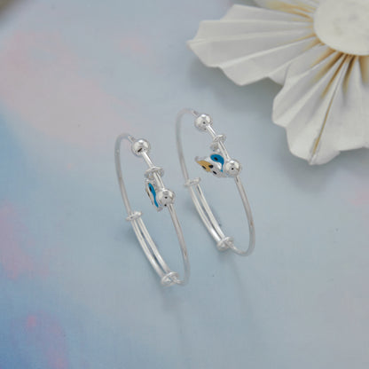 Dragon Dinosaurs Silver Baby Kadli