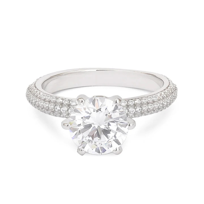 Sparkling Solitaire Ring