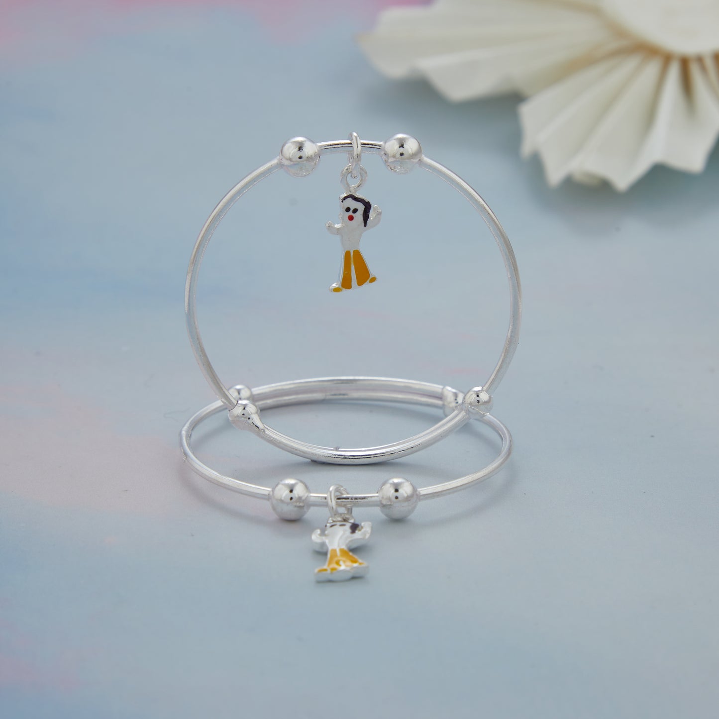 Chhota Bheem Charm Baby Silver  Kadli