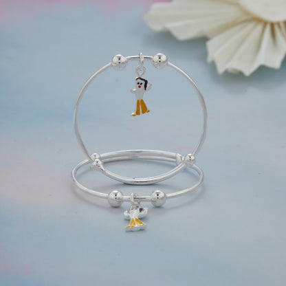 Chhota Bheem Charm Baby Silver  Kadli