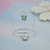 Butterfly Charm Baby Silver Kadli