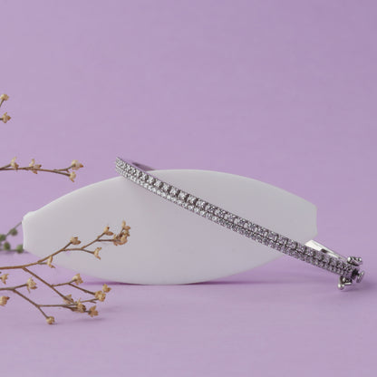 Silver Diamond Bracelate