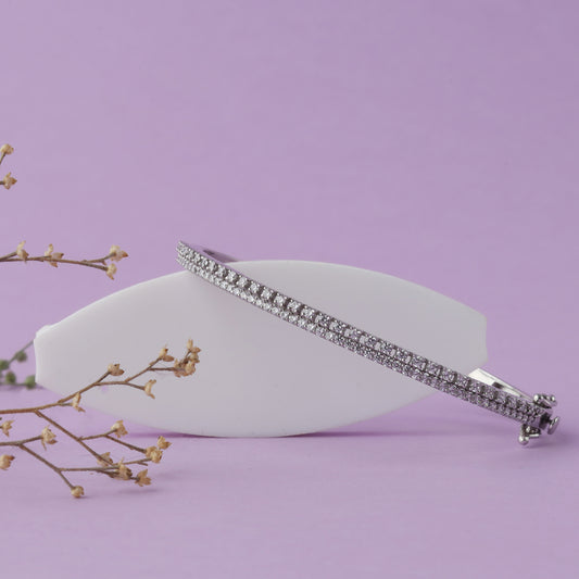 Silver Diamond Bracelate