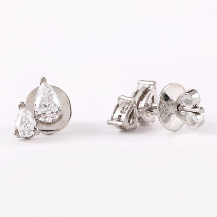 Dual Pear Studs