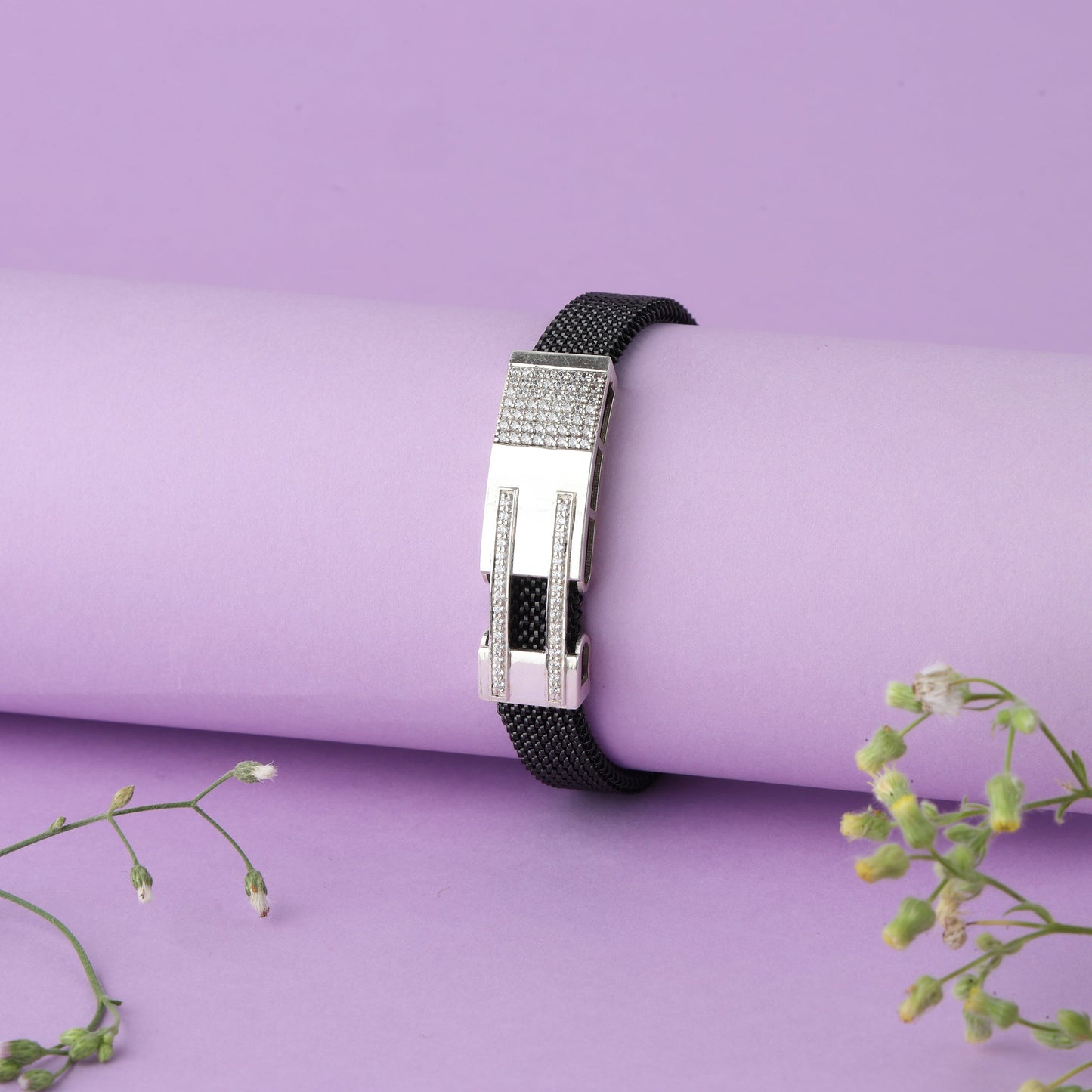 SILVER DIAMOND BRACELET