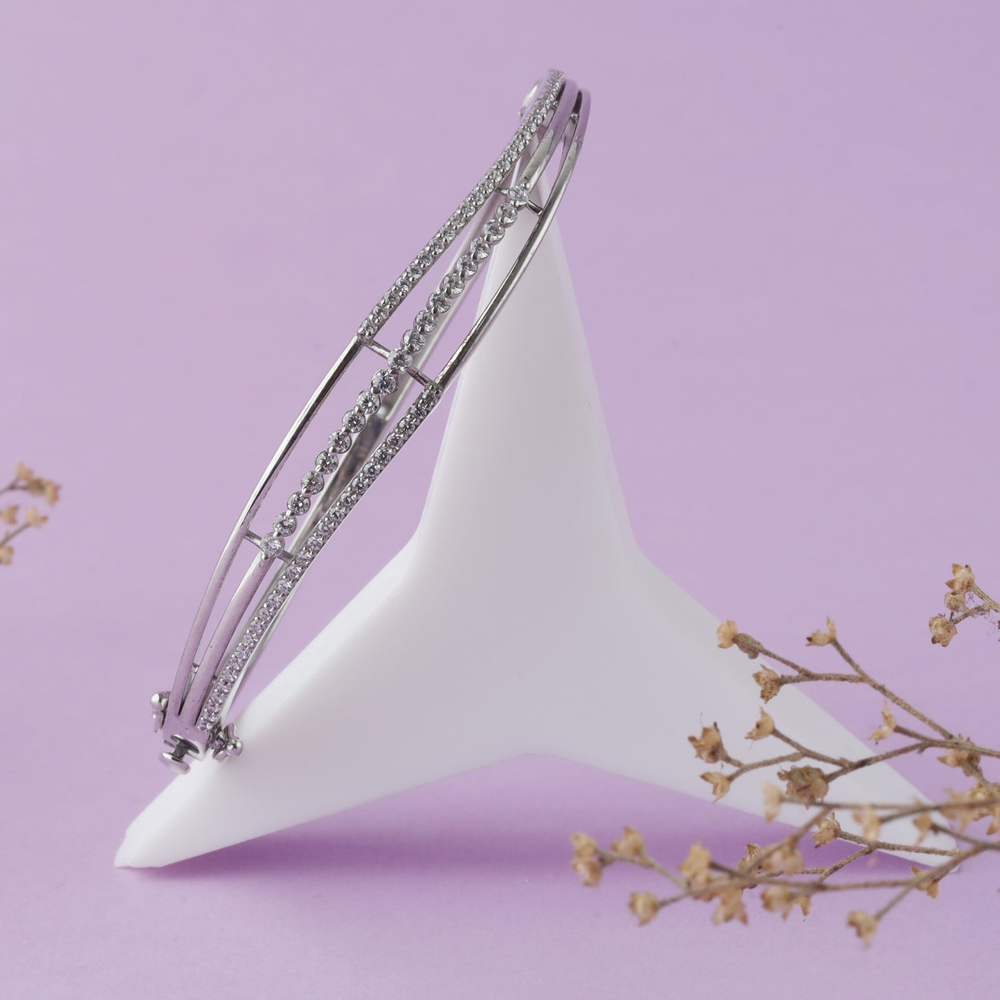 Stylish Diamond Bangle