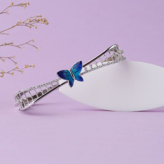 Silver Butterfly Bracelate