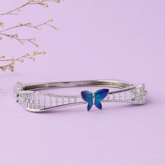 Silver Butterfly Bracelate