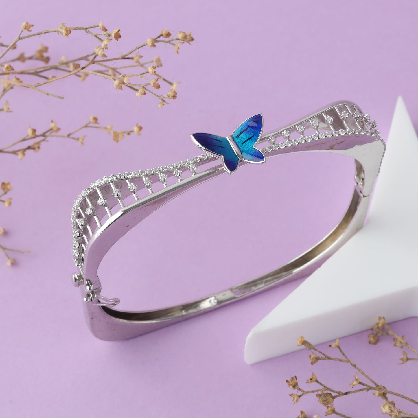 Silver Butterfly Bracelate