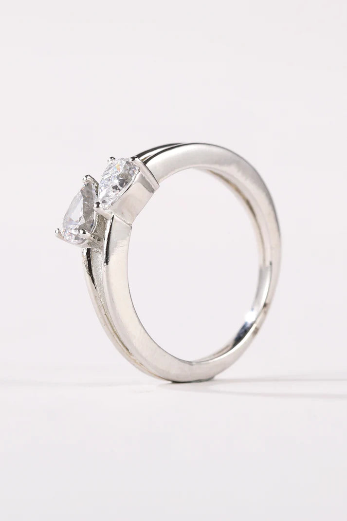 Open Pear Cut Ring