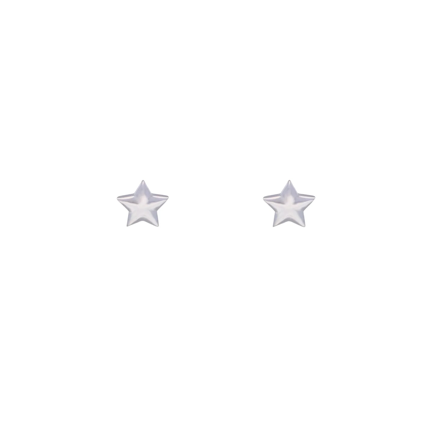 Starry Bright Silver Children Earrings