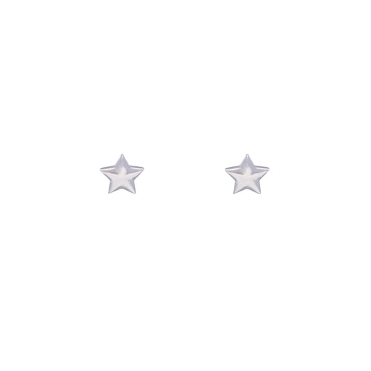 Starry Bright Silver Children Earrings