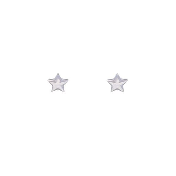 Starry Bright Silver Children Earrings