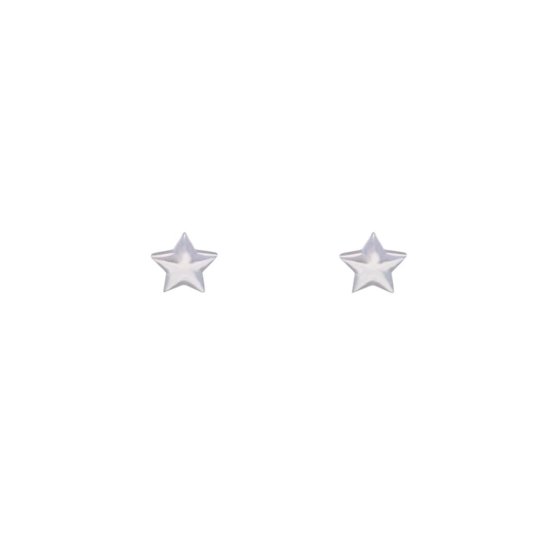 Starry Bright Silver Children Earrings