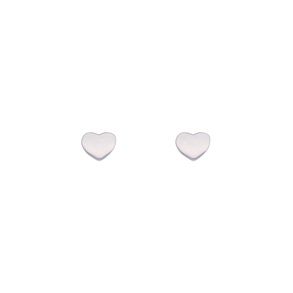 Cute Heart Quotient Silver Earrings