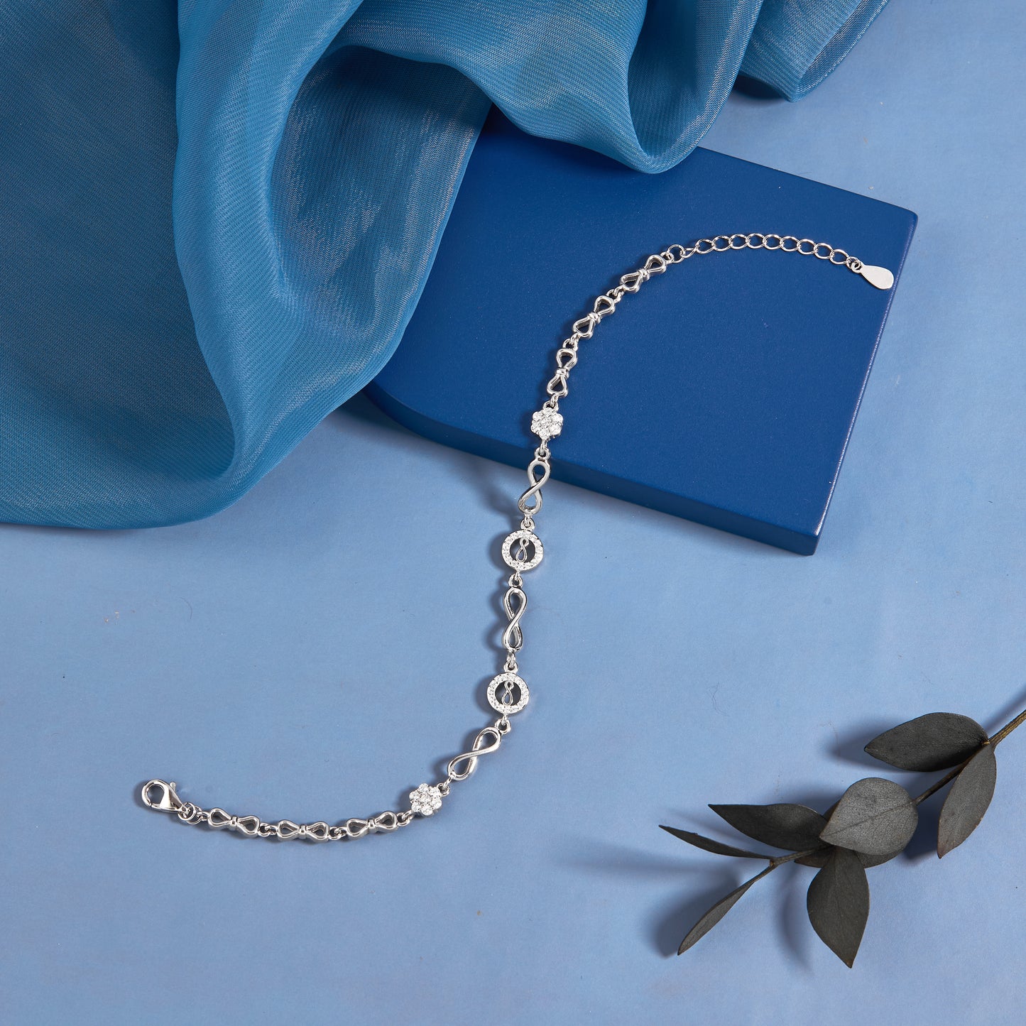 Silver Ladies Anklat