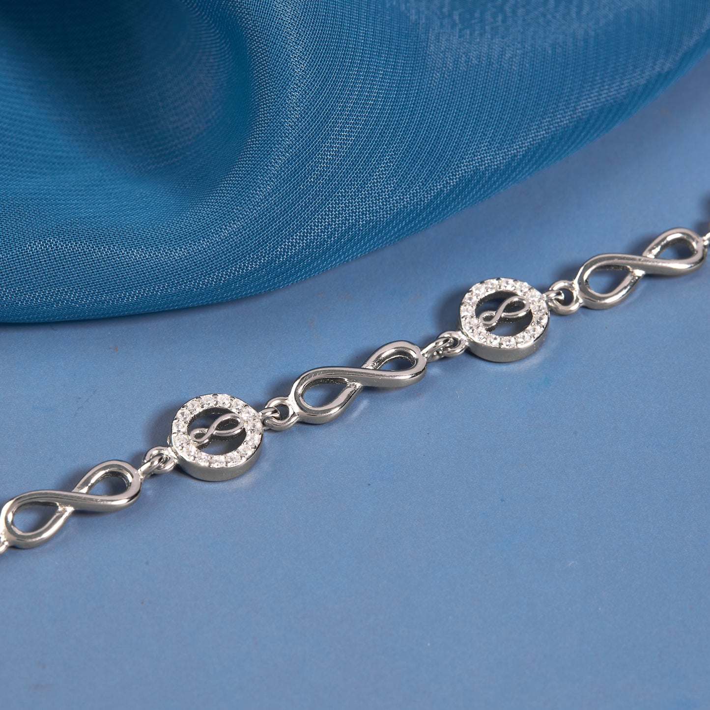 Silver Ladies Anklat