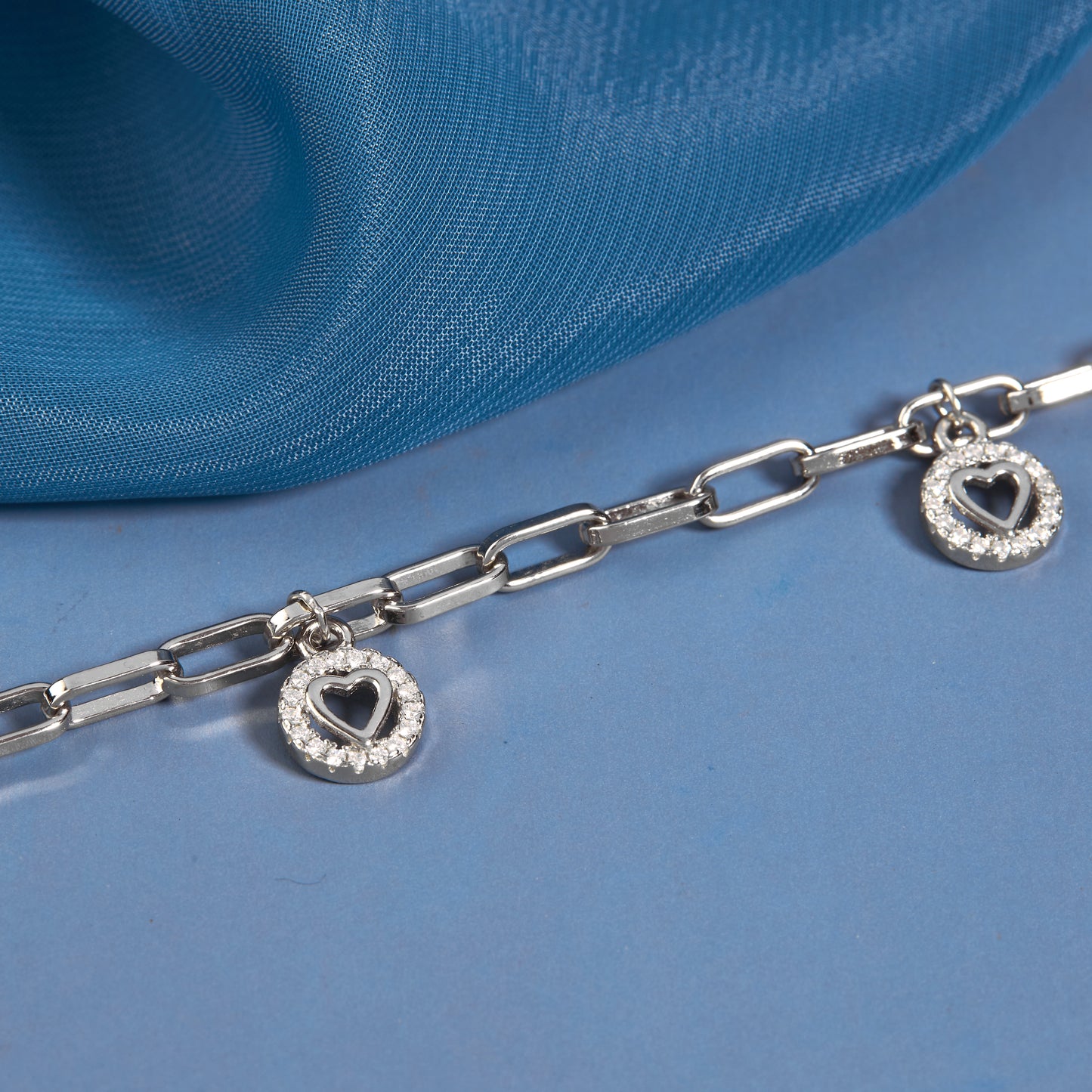 Silver Charms Anklet