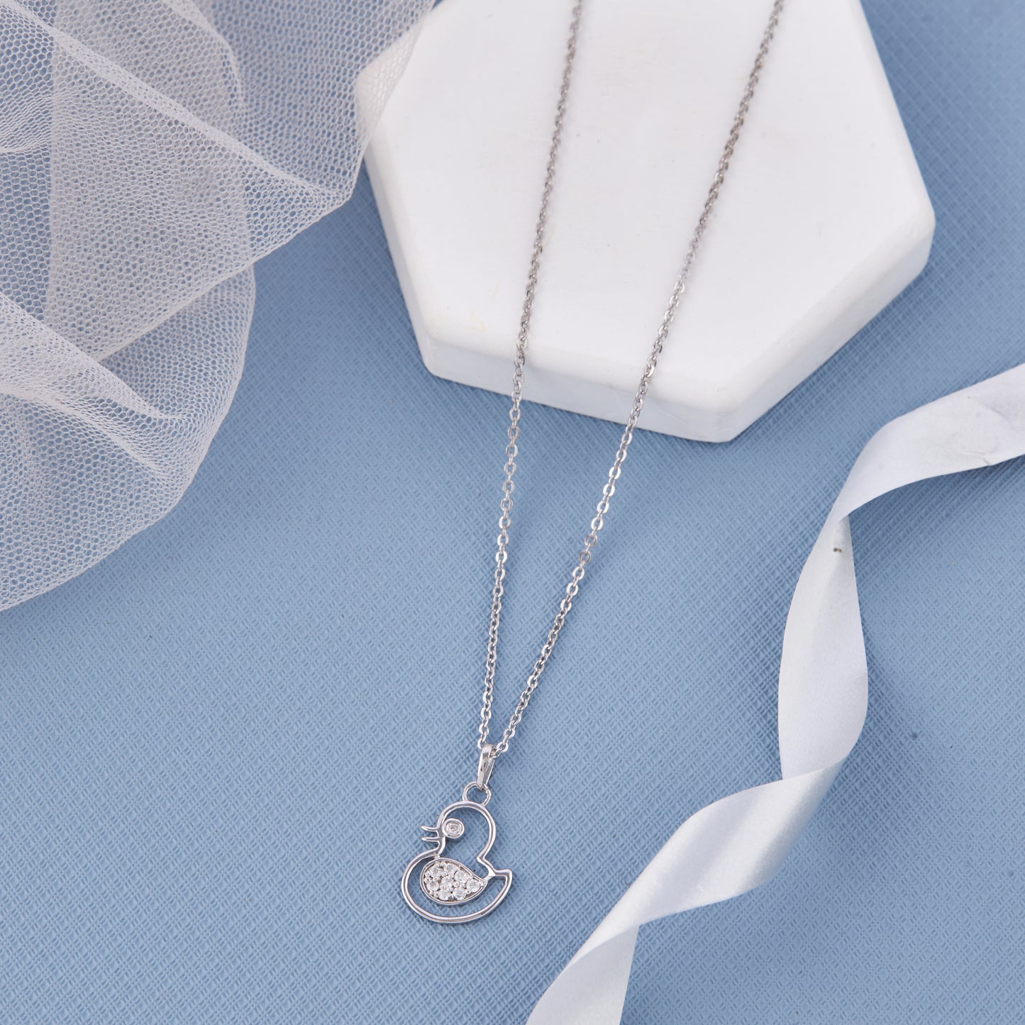 Pretty Baby Duck Chain Pendant