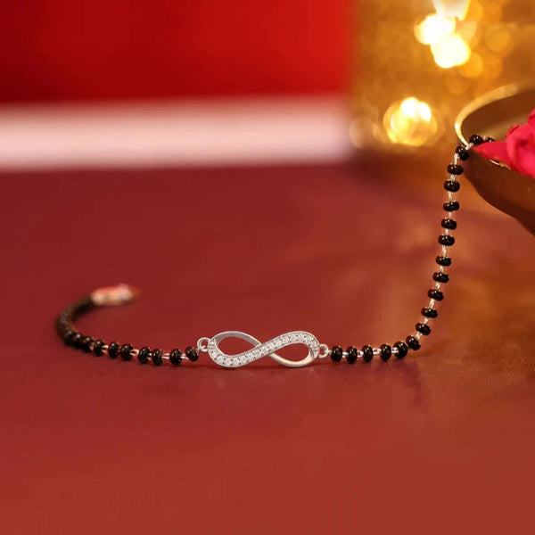 Infinity Mangalsutra Bracelet For Wife