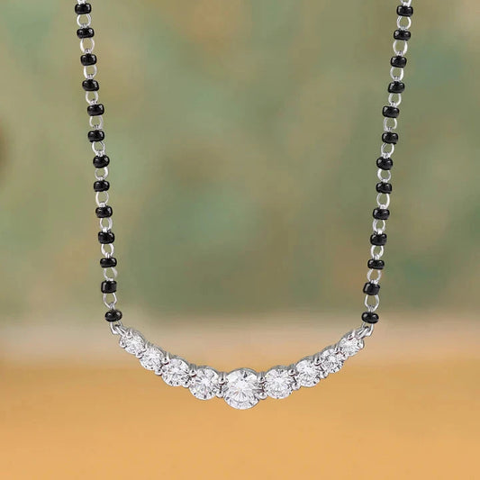 Ornate Jewels Nine Stone Mangalsutra