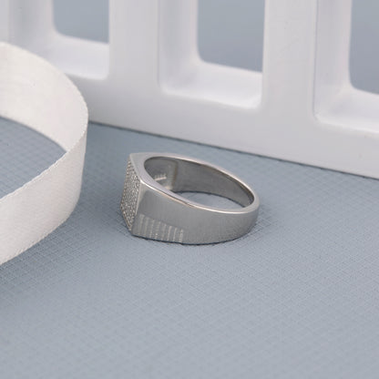 Casual Men's Diamond Ring