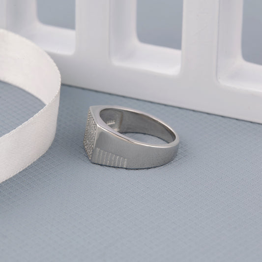 Casual Men's Diamond Ring