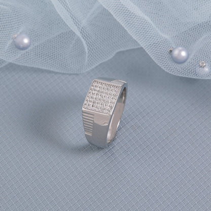 Casual Men's Diamond Ring