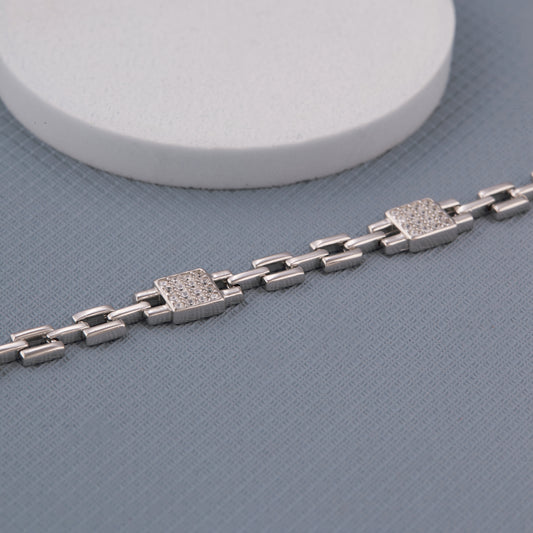 Ladies Silver Braclate