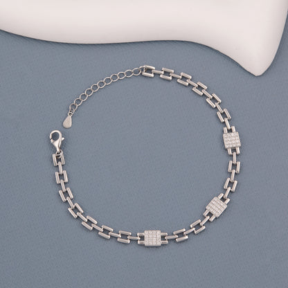 Ladies Silver Braclate