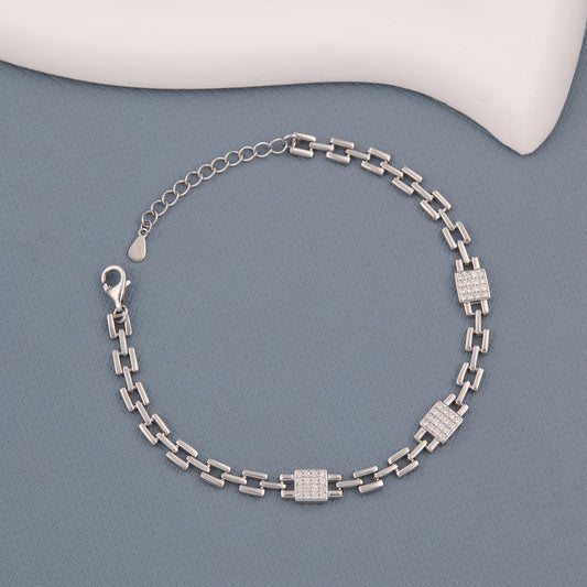 Ladies Silver Braclate