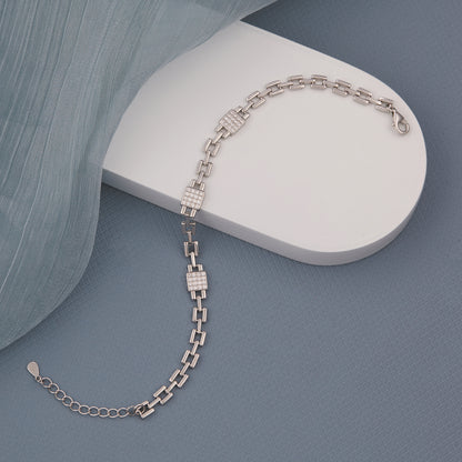Ladies Silver Braclate
